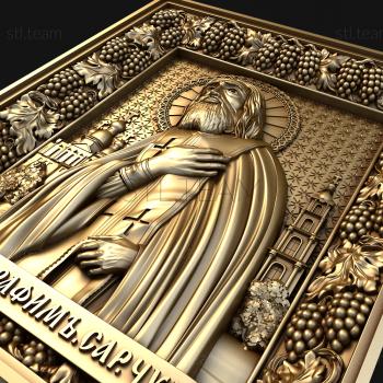 3D model St. Seraphim of Sarov (STL)